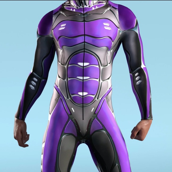 Candy Catz Hydrobot Purple Male Costume - S-M - Picture 1 of 1